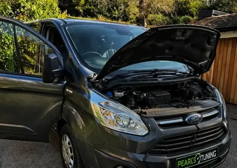 Ford Transit Custom tuned by Pearls Tuning in Kent