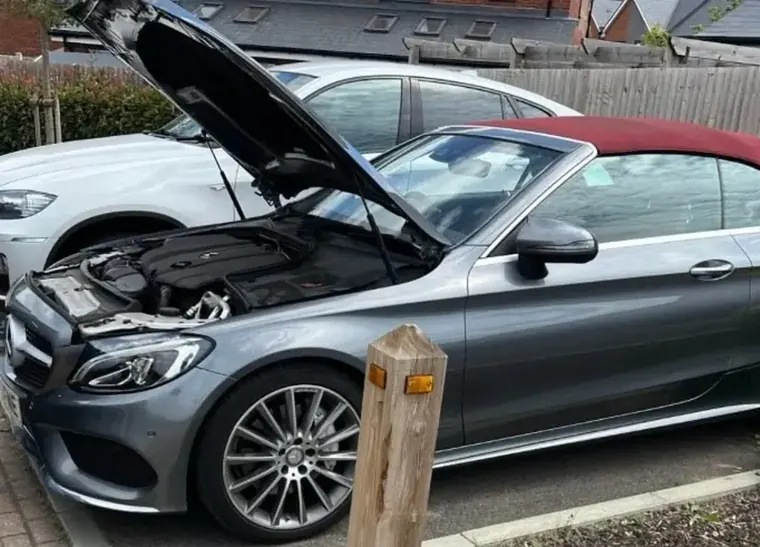 Mercedes C Class Cabriolet tuned by Pearls Tuning in Kent